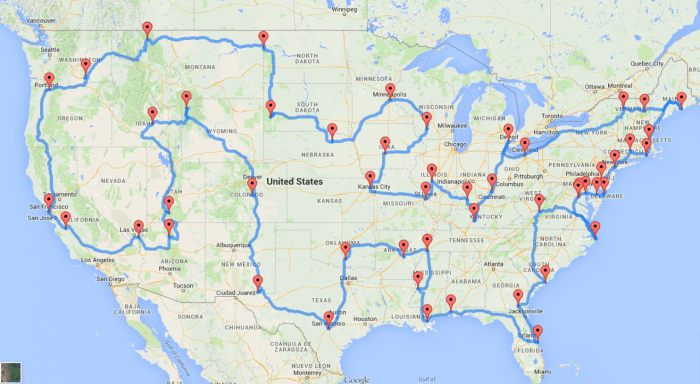 Usa fly drive ideas