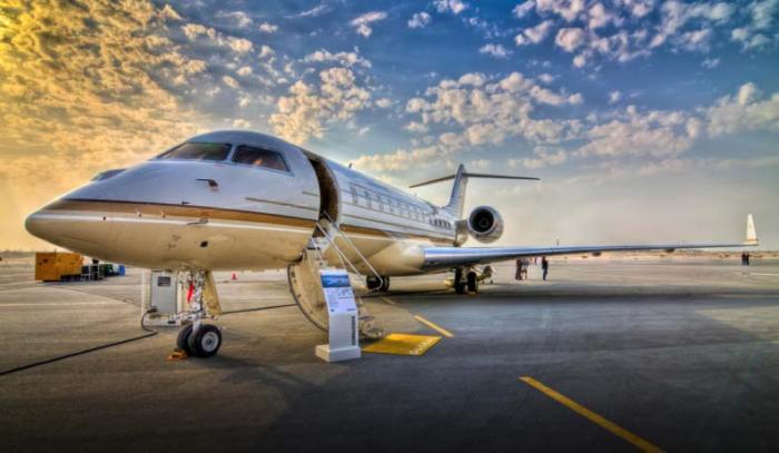 Charter jet private service